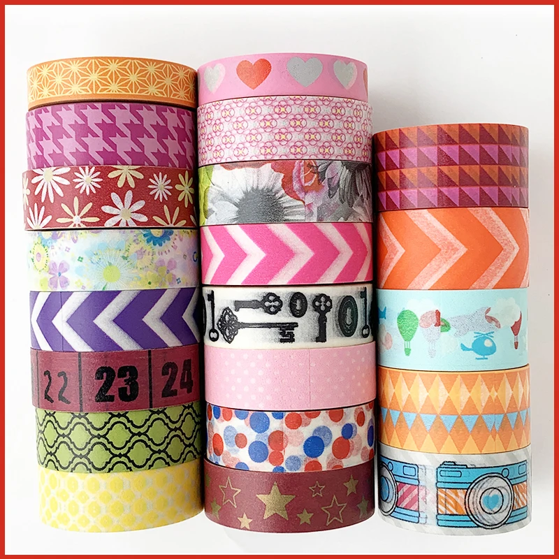 

Basic design washi tape floral washi paper tape cute design washi tape for decoration and gift wrapping