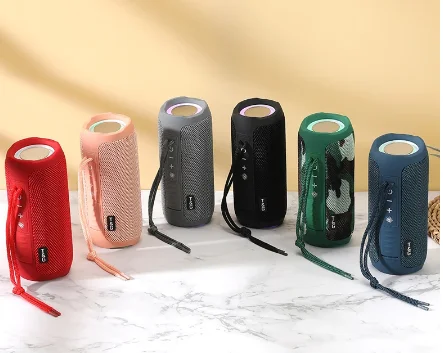 

Caixa de som com bluetooth portátil USB Micro SD FM Com Alça