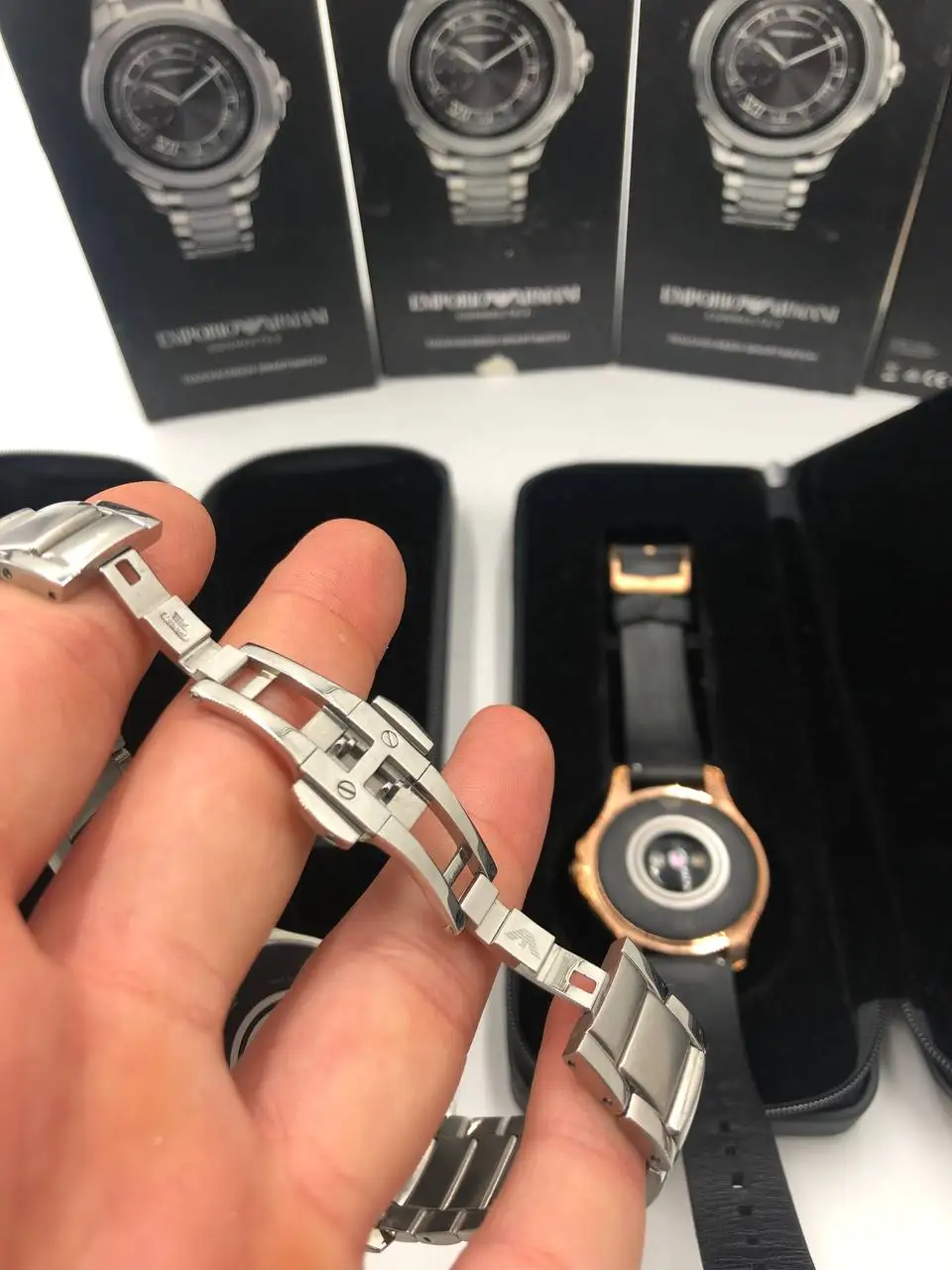 Дизайнерские часы Emporio Armani DW7E2 мужские Смарт Smart Цифровые Google |