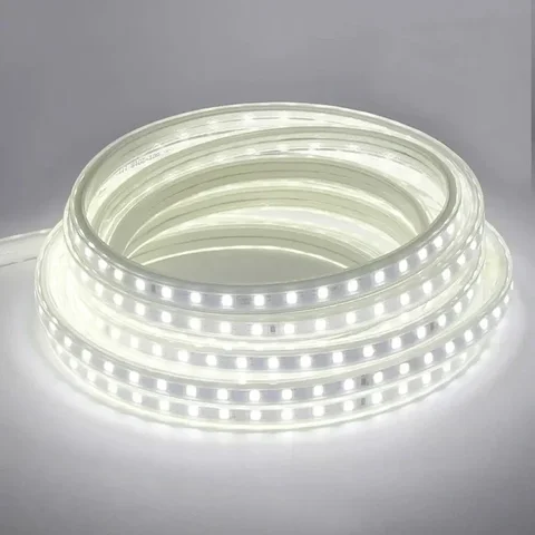 Adiodo светодиодная лента белая тёплая 60 LEDs/m 220V