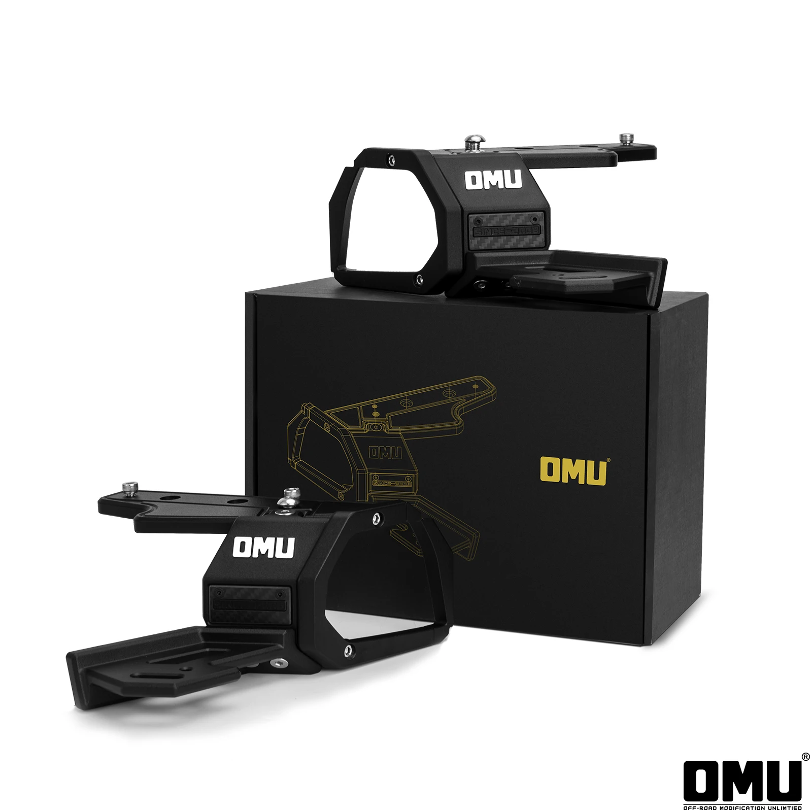 

OMU 4X4 алюминиевая стойка, система освещения, прожектор, светодиодный противотуманный фонарь, кронштейн для Ford Bronco/Bronco Raptor 2021-2025 4/2-дверный