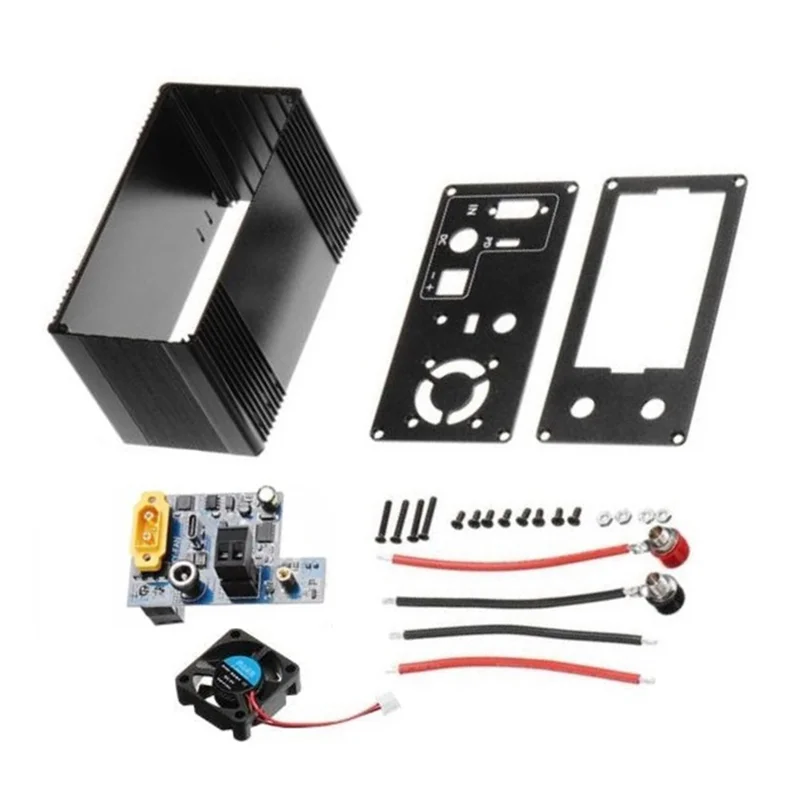 

2X Алюминиевый сплав с несколькими интерфейсами DIY Shell Kit для XYH3606 ЧПУ DC Понижающий Повышающий преобразователь, Корпус и Драйвер