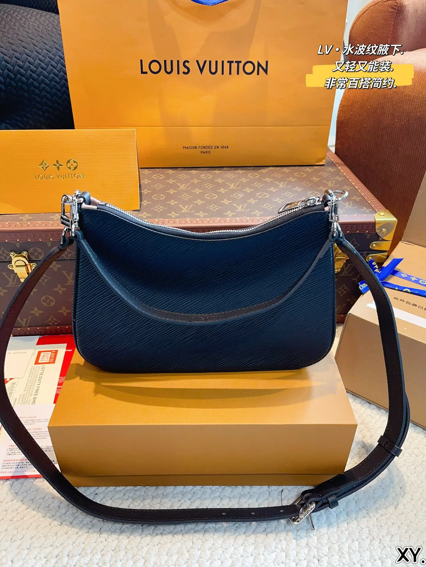 Сумка-тоут Vuitton LV Louis Cope 1:1 2024 Новая женская сумка-кошелек через плечо модная