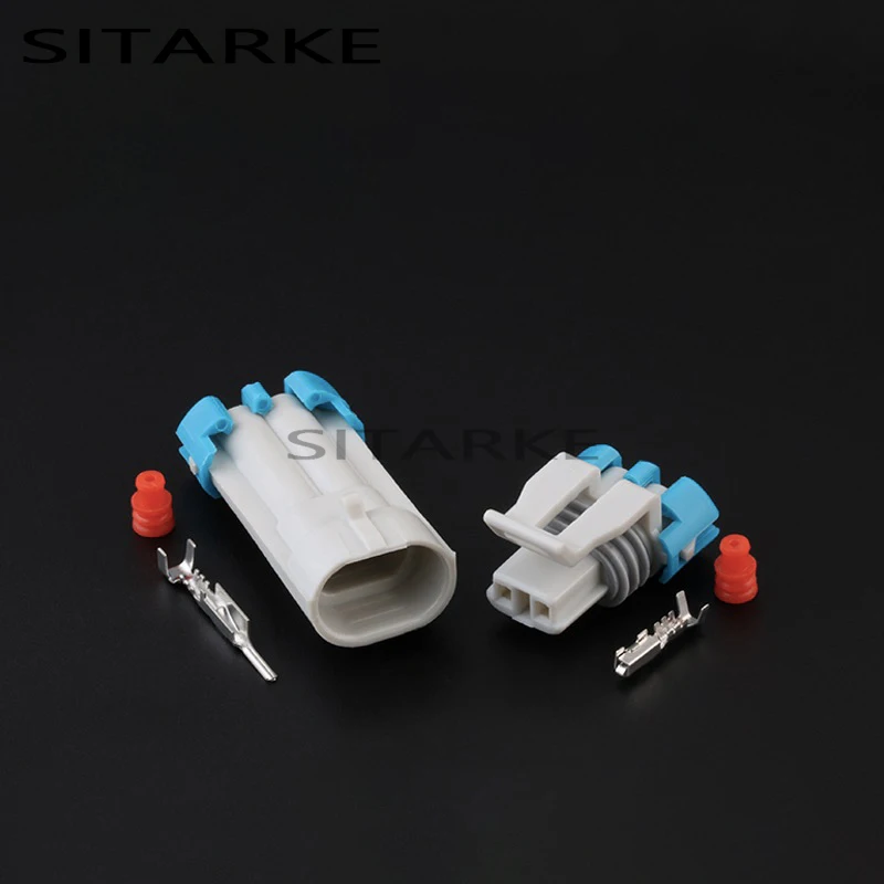 

2 Pin Auto Front Windshield Water Spray Motor Plug Engine Throttle Position Sensor Connection Socket for Buick Wuling Car