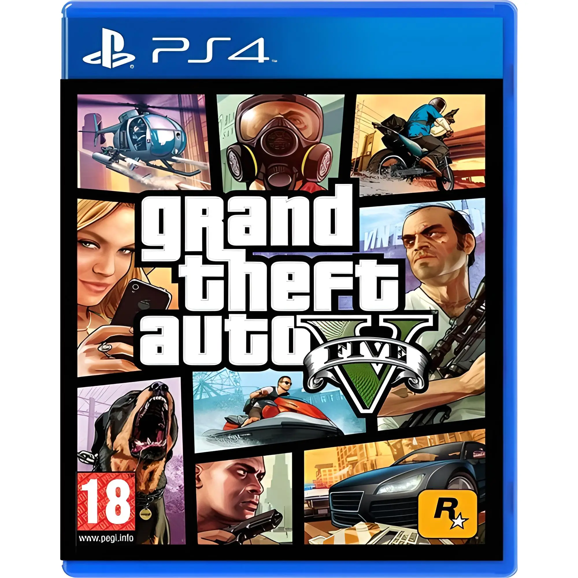 Gta 5 Ps4 Console Game Original CD Disc Version, Franklin Escapades With Michael and Trevor Join, action and Adventure Game