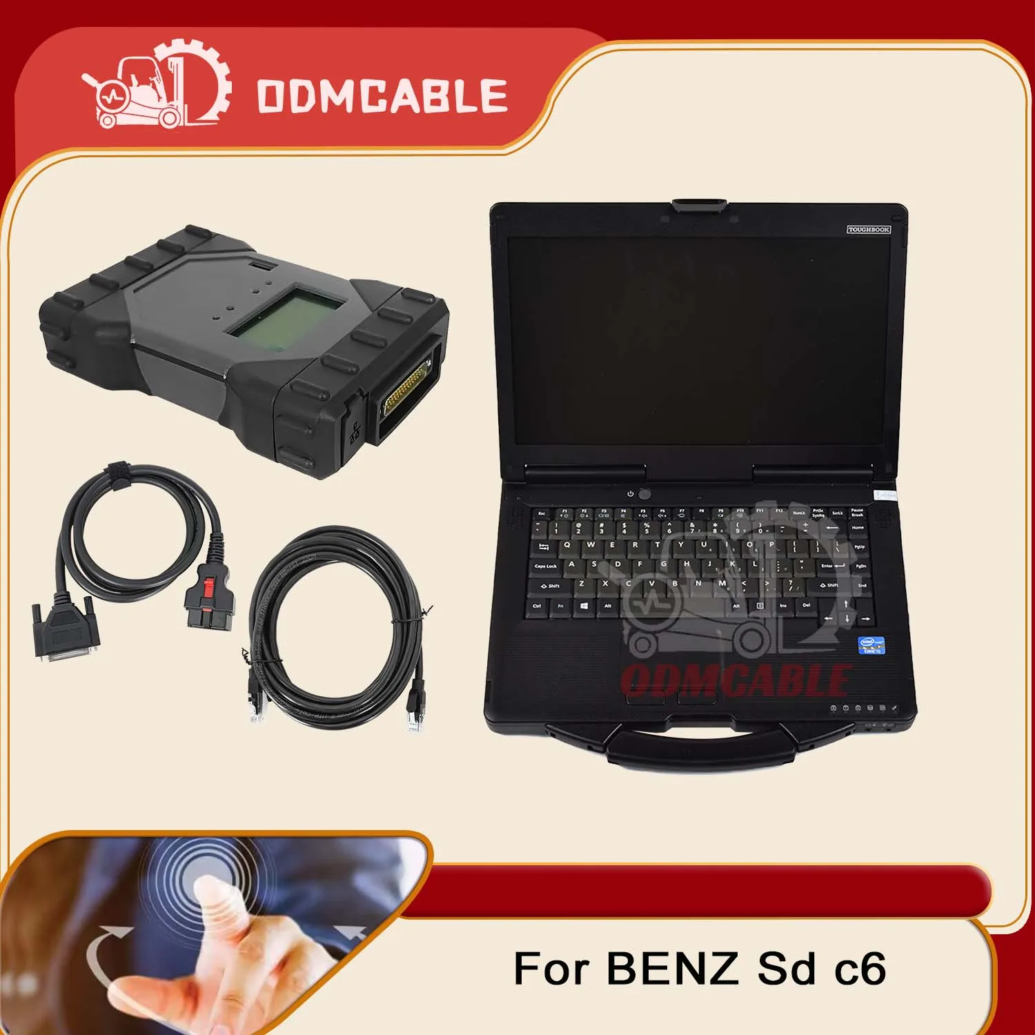 Полный комплект диагностический инструмент для ноутбука cf53 BENZ C6 XENTRY диагностика