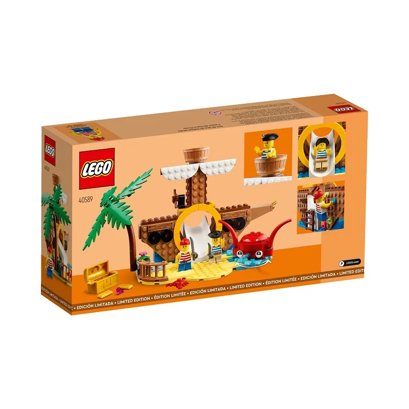 Конструктор LEGO 40589 Детская площадка: пиратский корабль | AliExpress
