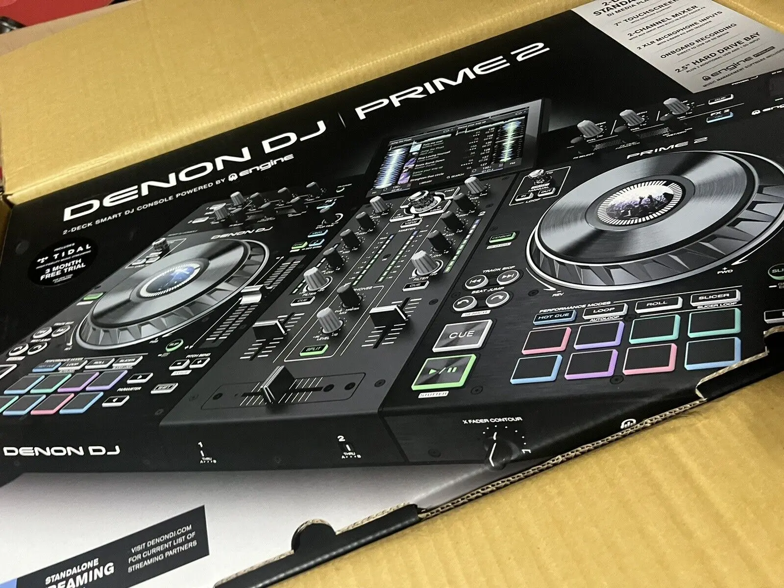 Горячая продажа Denon DJ PRIME 2 дека автономная умная DJ-консоль бесплатная доставка