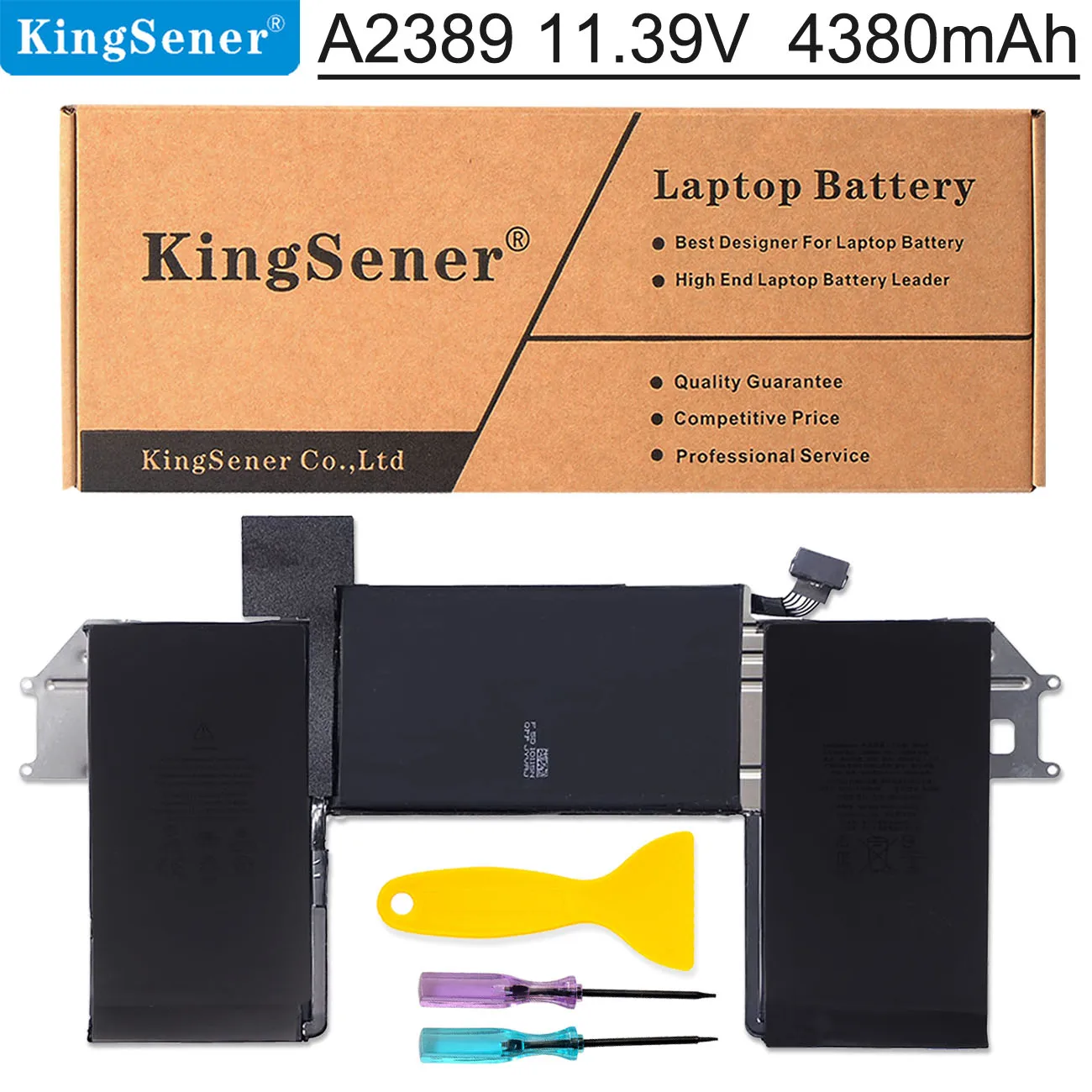 Kingsneer A2389 Bateria do Portátil para Macbook Air 13 Polegada A2337 m1 2022 Emc 3598 Mgn53ll a Mgn83ll a Mgn63ll a Mgn93ll a Mgnd3ll a