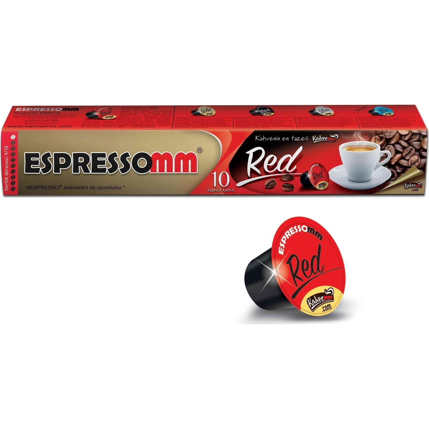 Рисунок 2 - ESPRESSOMM Красный капсульный кофе (100 шт