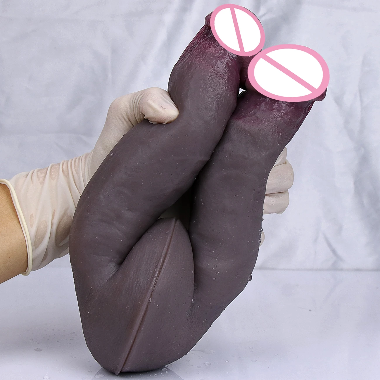 Недорогой мягкий черный большой фаллоимитатор эротическая игрушка для женщин