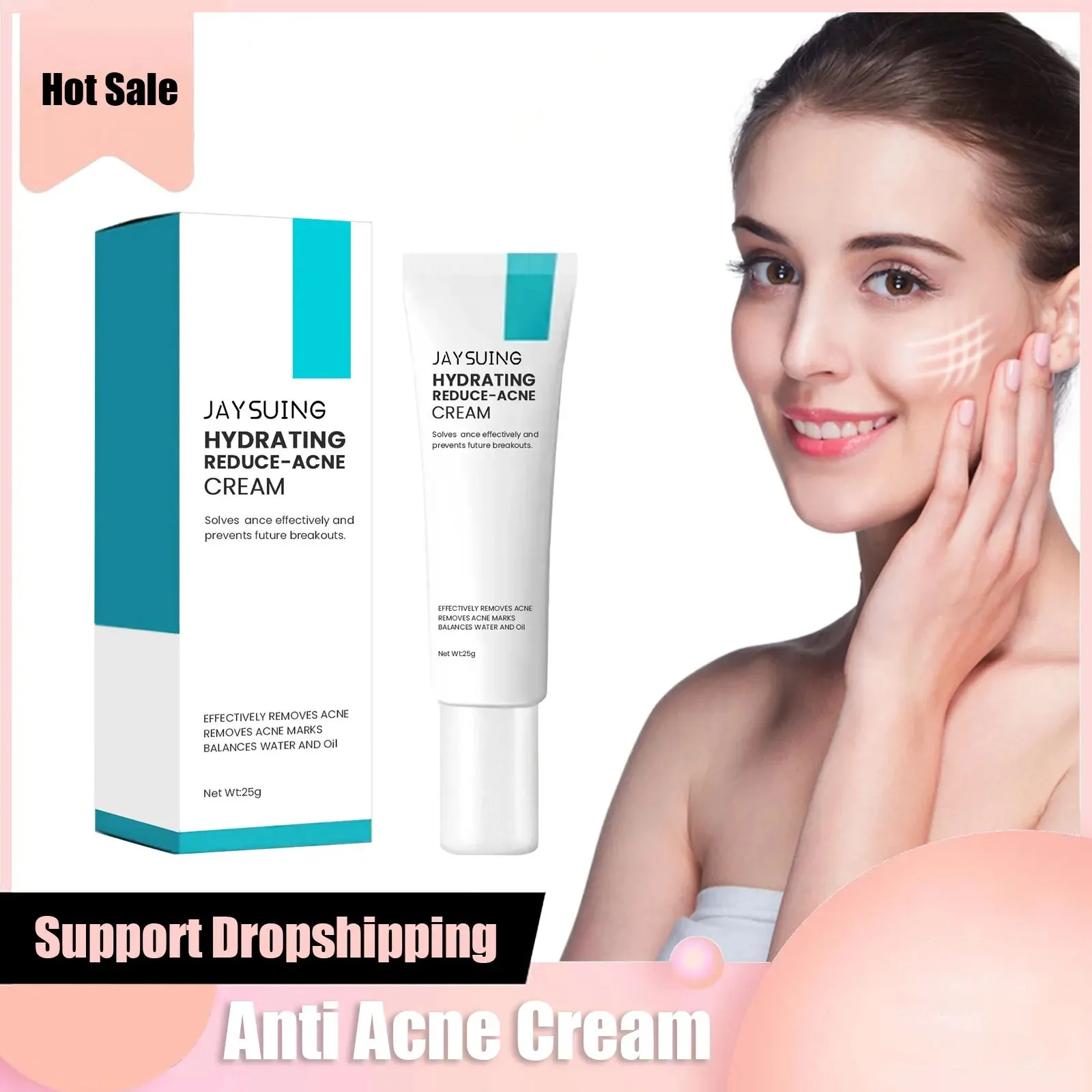 Крем Для Лечения Прыщей Женщин Натуральные Растительные Ингредиенты Омоложение