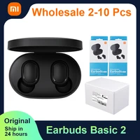 wholesale xiaomi redmi earbuds basic 2 tws fone wireless earphone bluetooth 5 0 headphones ai control headset airdots 2 global