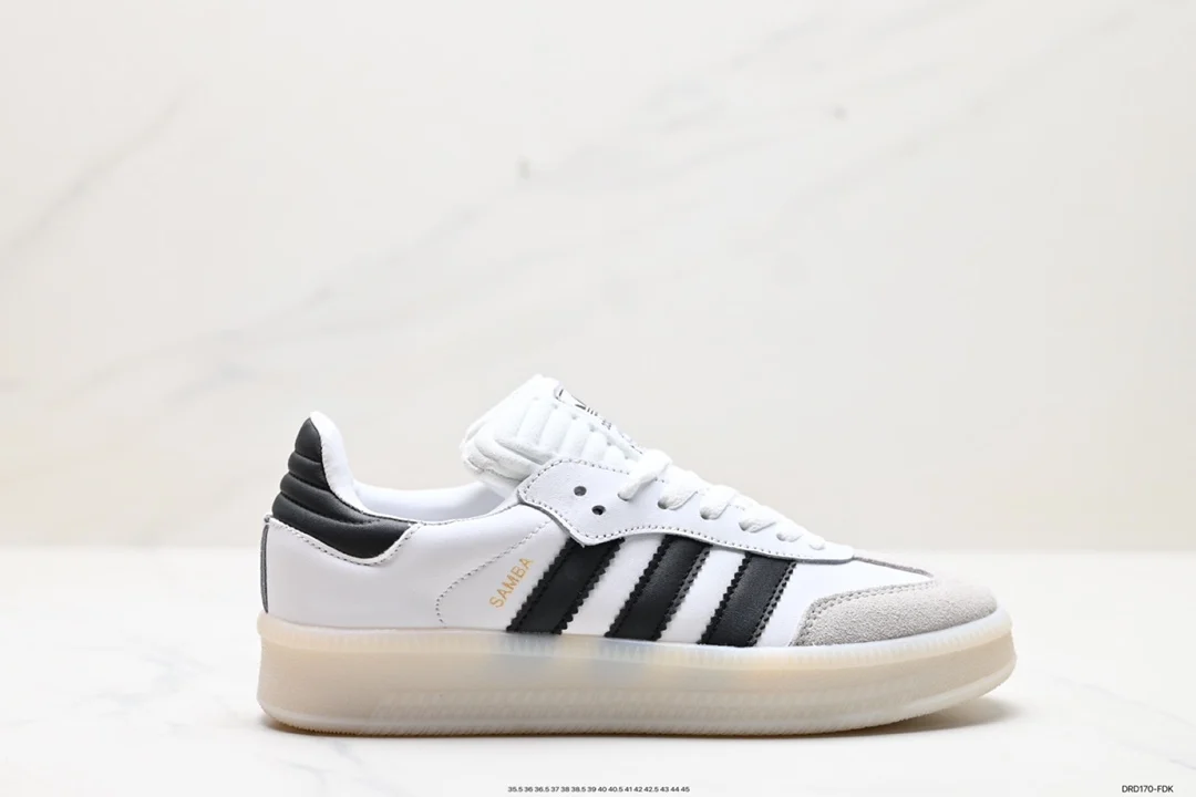 Кроссовки Мужские Женские Adidas Originals SambaX XLG Повседневная Износостойкая Обувь