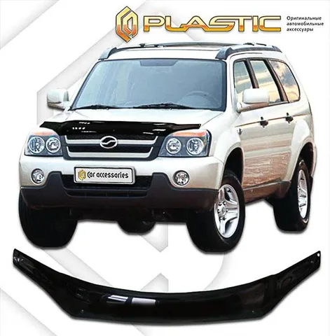 Дефлектор капота ZX Auto Landmark 2005-н.в. Черный