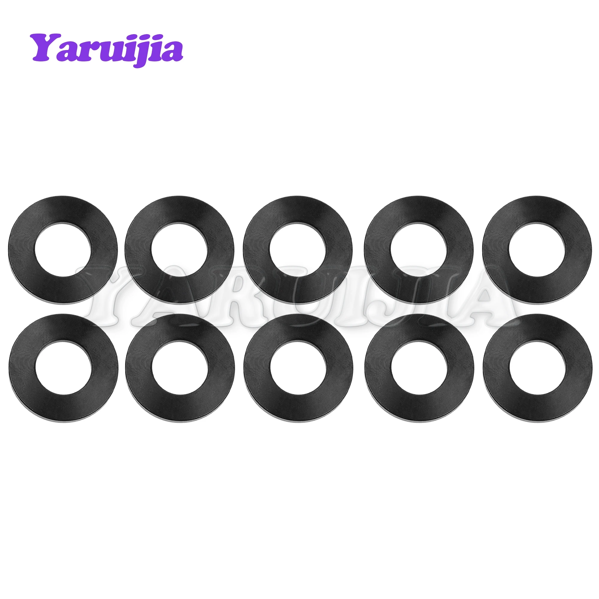 

Титановые шайбы Yaruijia M4/M5/M6/M8/M10 DIN912, плоские зеркальные для велосипеда, мотоцикла, автомобиля, 10 шт.