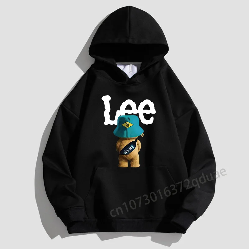 

Luxury Brand Hoodie Mens Cotton Anime Hoodie Bear Graphic Streetwear Harajuku Casual Hooded Pullover Sweatshirts Autumn Clothing