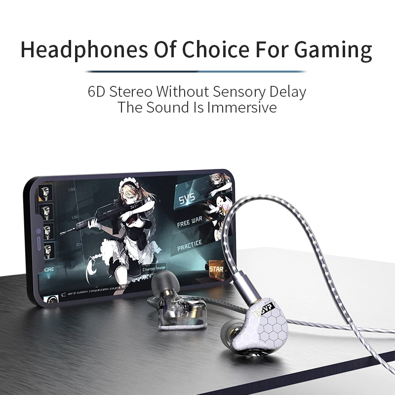 Наушники-вкладыши BGVP Scale Pro 1DD + 1BA проводные наушники-вкладыши с микрофоном 3 5 мм 6D -