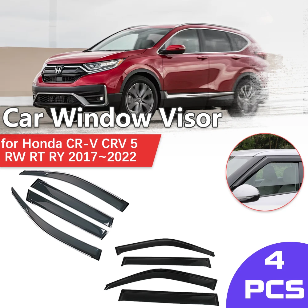 Автомобильный козырек для окна укрытие Honda CR-V CRV 5 RW RT RY 2017 ~ 2022 2018 2019 2020 2021 защита от