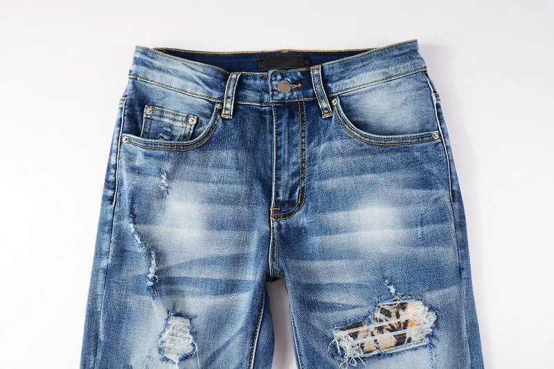 2022 Autumn Fashion Brand Retro Hole Jeans Men Pants Cotton Denim Trouser Male Plus Size Quality Vaqueros Hombre Dropshipping