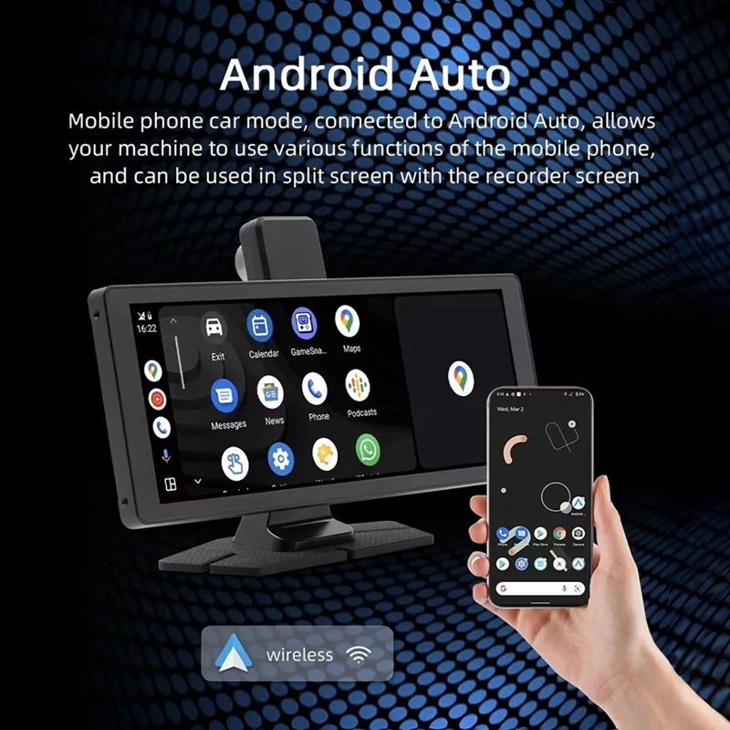 Автомобильный сенсорный экран Carplay Android Auto с диагональю 10 26 ДЮЙМА камера заднего