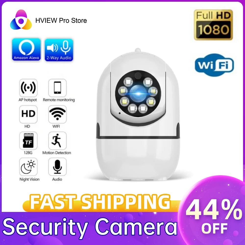 

PTZ IP Camera HD 1080P Cloud Wireless Wifi Camera Rotate Automatic Tracking Infrared Surveillance Cameras Action Camera 4k