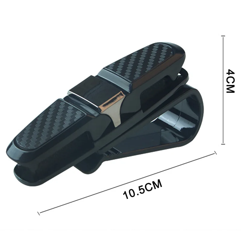 

1pcs Universal Abs Car Auto Sun Visor Glasses Sunglasses Eyeglasses Card Ticket Holder Clip Interior Accessories