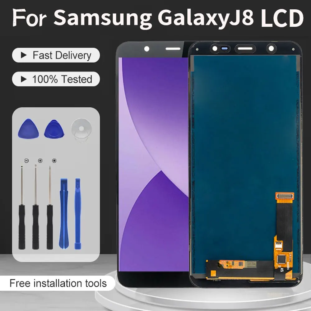 

Original LCD Display for Samsung Galaxy J8 2018 J810 J800 Display Touch Screen Digitizer Replacement