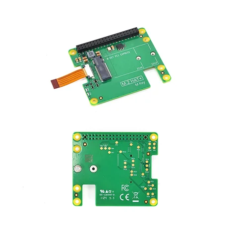 Плата расширения для Raspberry Pi 5 M.2 HAT + Gen2 Gen3 NVME M.2 SSD 2230/2242