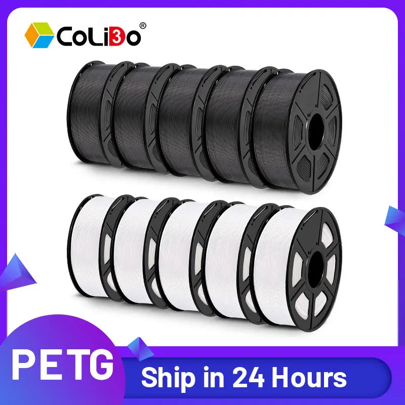 

CoLiDo 10KG 3D Printer Filament PETG Plastic 1.75MM 3D Printing Materials For Ender/ Anycubic FDM 3D Printer