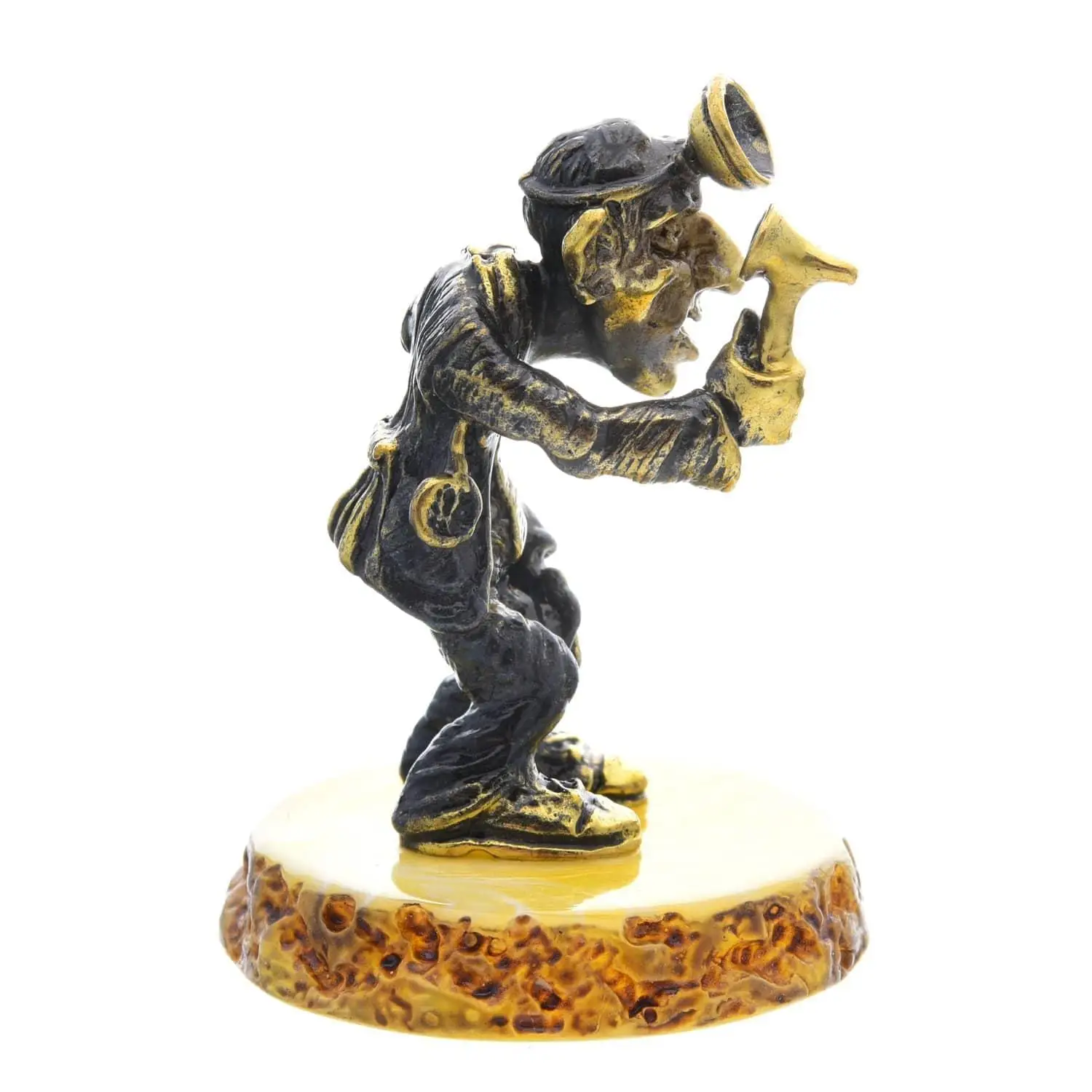 статуэтка с янтарем «элтон». янтарный врач. статуэтка доктор айболит. фигурка ветеринарного врача. янтарный врач.