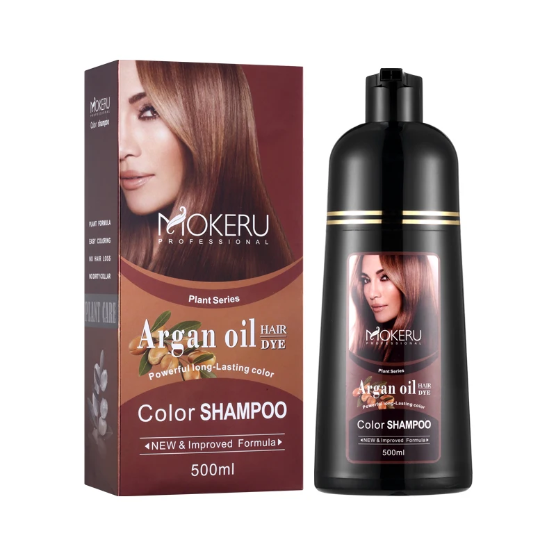 Цветной шампунь для краски волос Argan Oil Краска с натуральными растительными