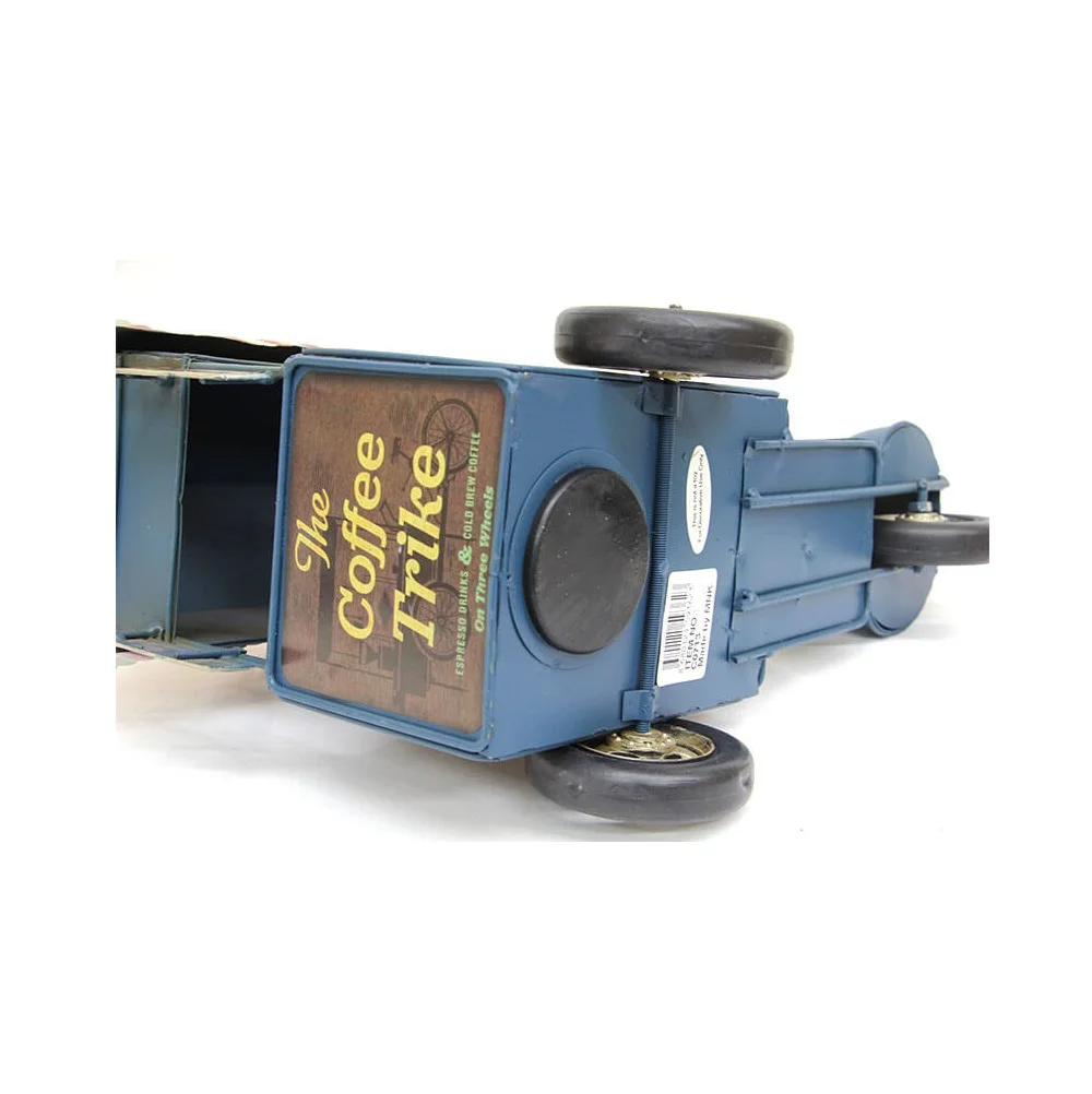 Кофейная тележка винтажная металлическая 27 см декоративная коллекционная