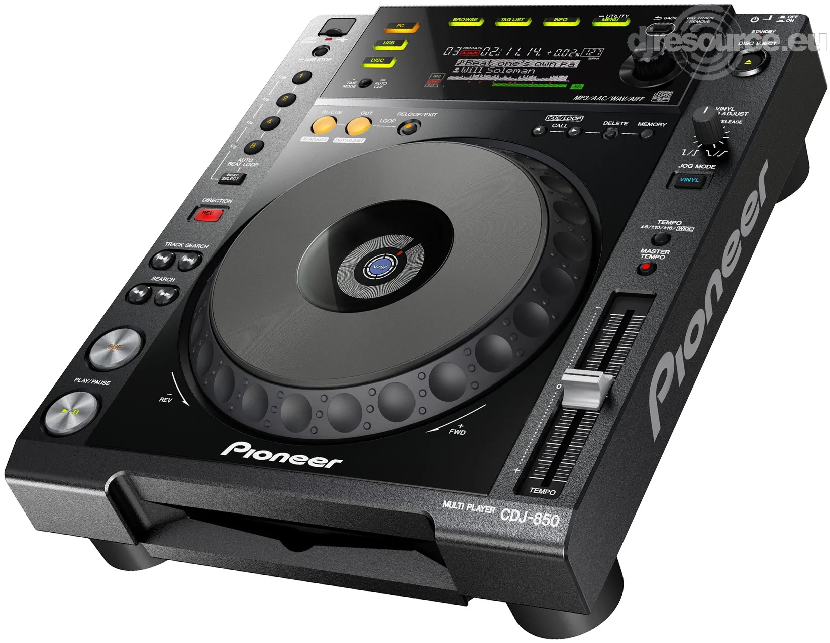 

Высокое качество на Pioneer DJ --- CDJ-850-K> Настольный плеер