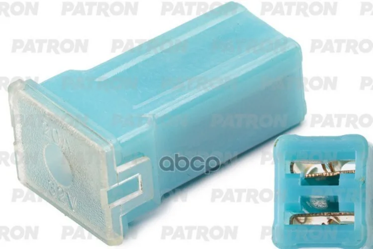 Предохранитель Блистер 1Шт Pha Fuse (Pal297) 20A Голубой 27X12.1x10mm PATRON арт. PFS116