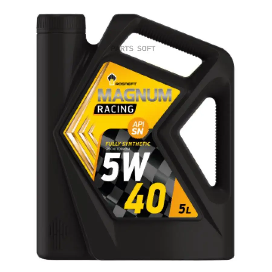 РОСНЕФТЬ 40801650 Magnum Racing 5W-40 (РНПК) SN/A3/B4 моторное масло синт. кан. 5 л