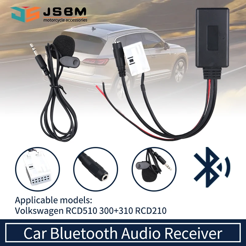 JSBM Bluetooth для автомобильного беспроводного AUX-входа аудио музыкальный MP3-адаптер