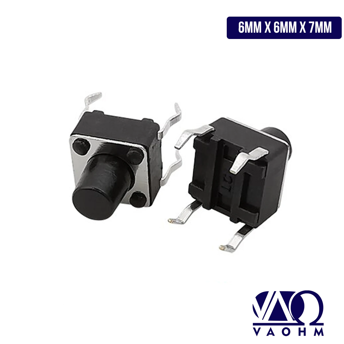 

100 шт. Тактовые переключатели 6*6 медные