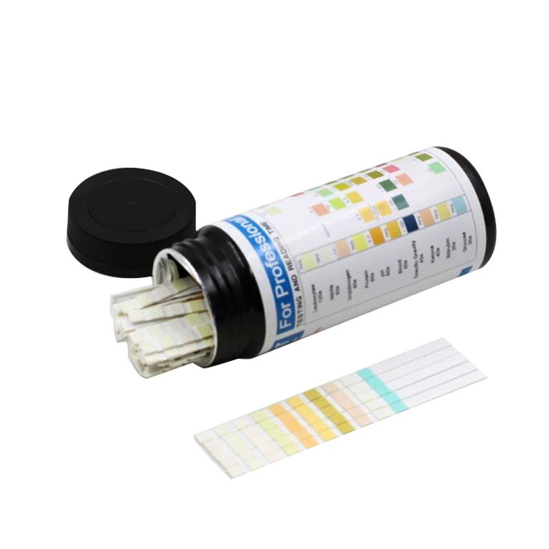 

100 Strips URS-10T Urinalysis Reagent Strips 10 Parameters Urine Test Strip