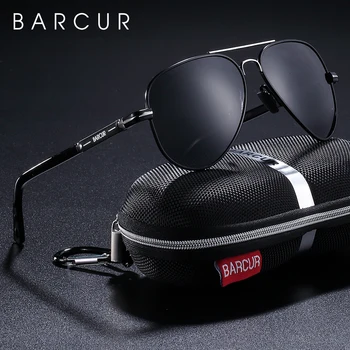 BARCUR Polarized Mens Sunglasses Pilot Sun Glasses for Men accessories Driving Fishing Hiking Eyewear Oculos Gafas De Sol 1