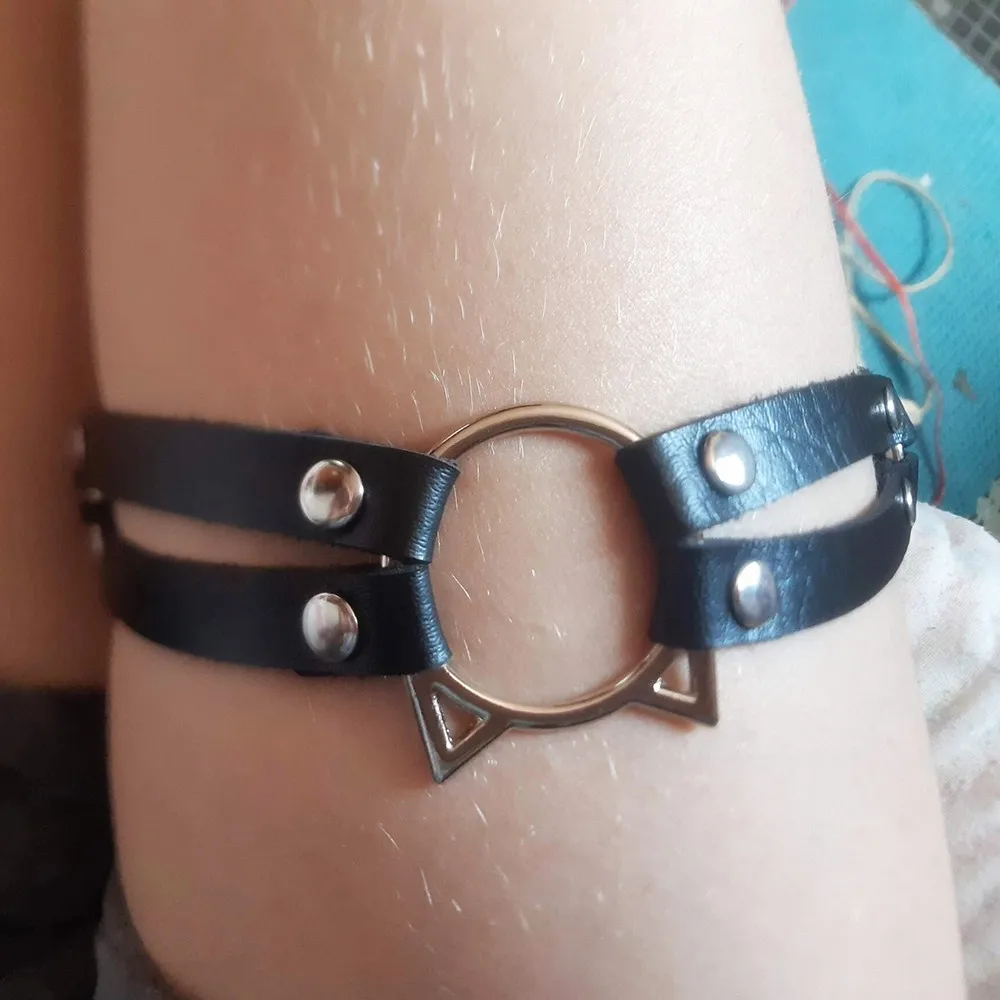 1 шт. женская кожаная подвязка с заклепками белье нижнее женское портупея пояс