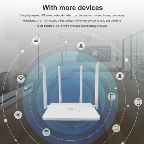 Wi-Fi-маршрутизатор 150/50 Мбит/с, слот для SIM-карты, зарядка типа C, большая площадь Wi-Fi, охват с 4 антеннами, беспроводной модем, 4G-маршрутизатор