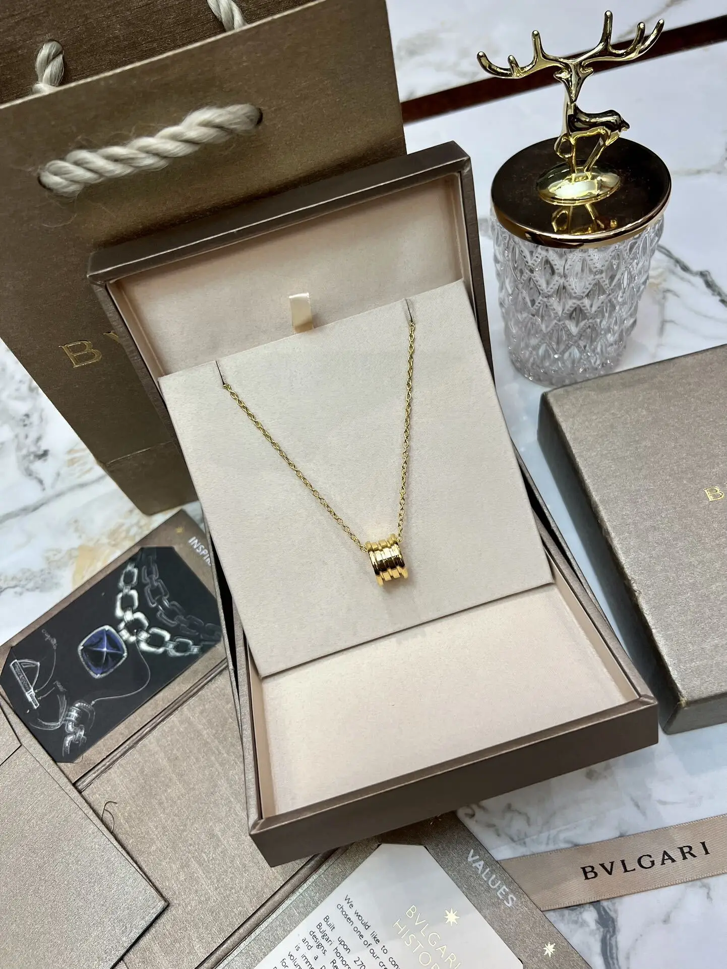 точная копия 1:1 Женское Ожерелье Bvlgari