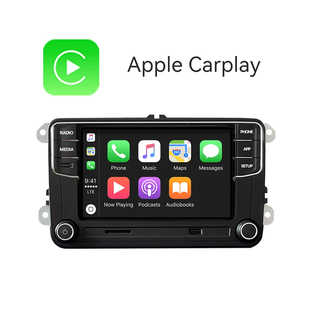 Автомобильный радиоприемник Rcd360 Carplay мультимедийный плеер Wifi Bluetooth для Vw Golf 5 6 Jetta