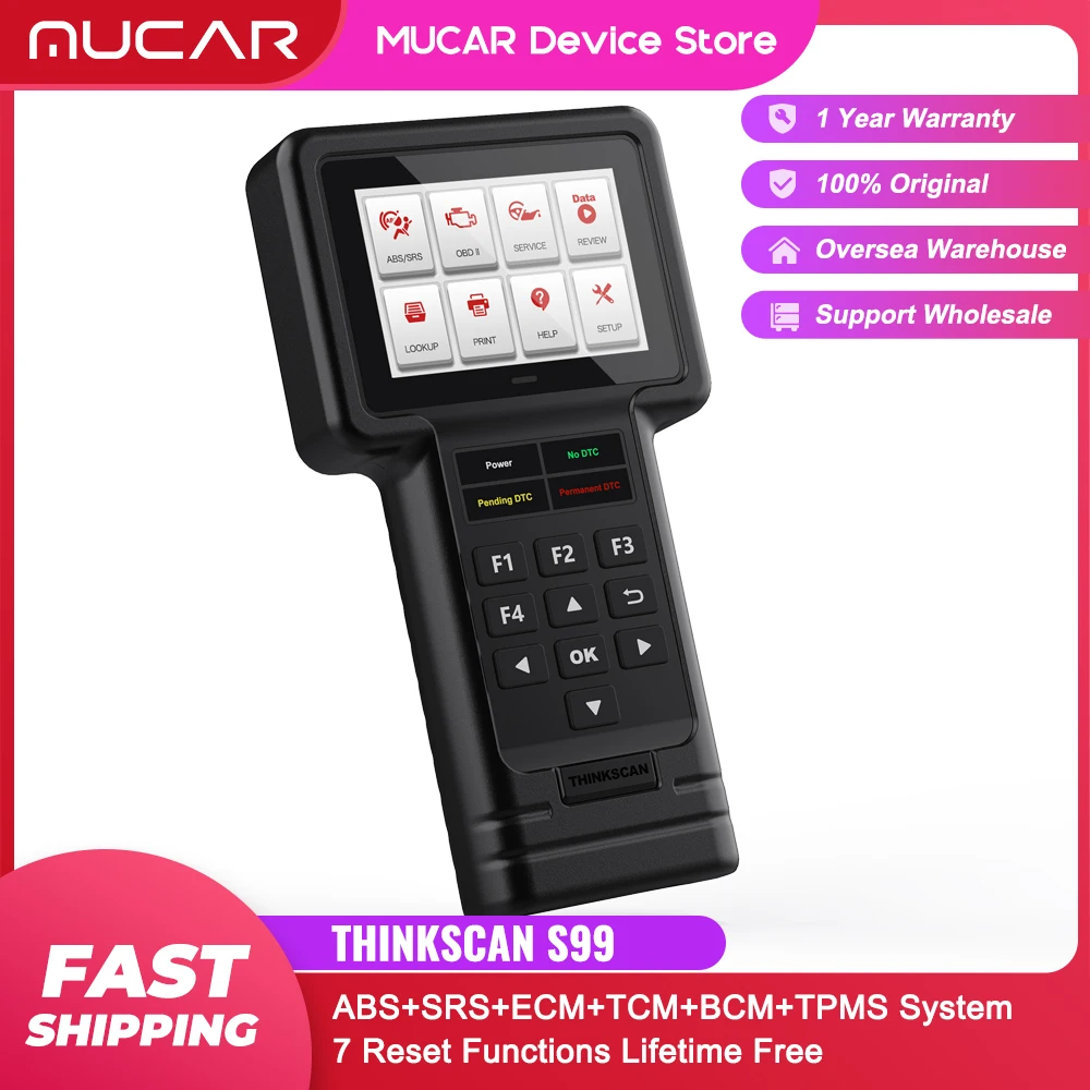 Система полной диагностики Thinkscan S99 сканер считыватель кодов своими руками любой