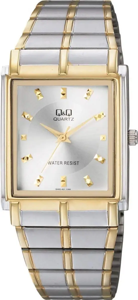 [Citizen Q&ampQ] Часы аналоговые водонепроницаемые на металлическом ремешке QA80-401