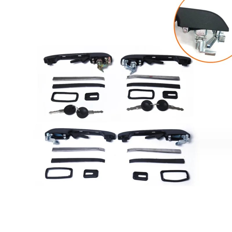 Для Volkswagen VW Golf MK1 MK2 Rabbit Caribe 191837205 A 191837206 Дверные ручки автомобиля снаружи внешние