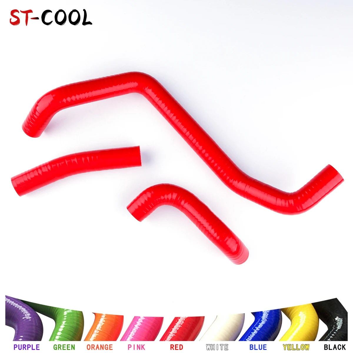 For 2000-2007 Can-Am Bombardier DS 650 DS650 2001 2002 2003 2004 2005 2006 ATV Silicone Radiator Hose Tube Pipe Kit 3Pcs