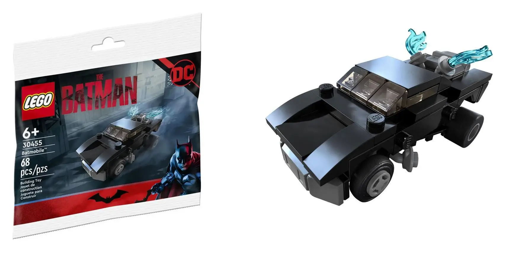 Пластиковый конструктор Batmobile 68 шт