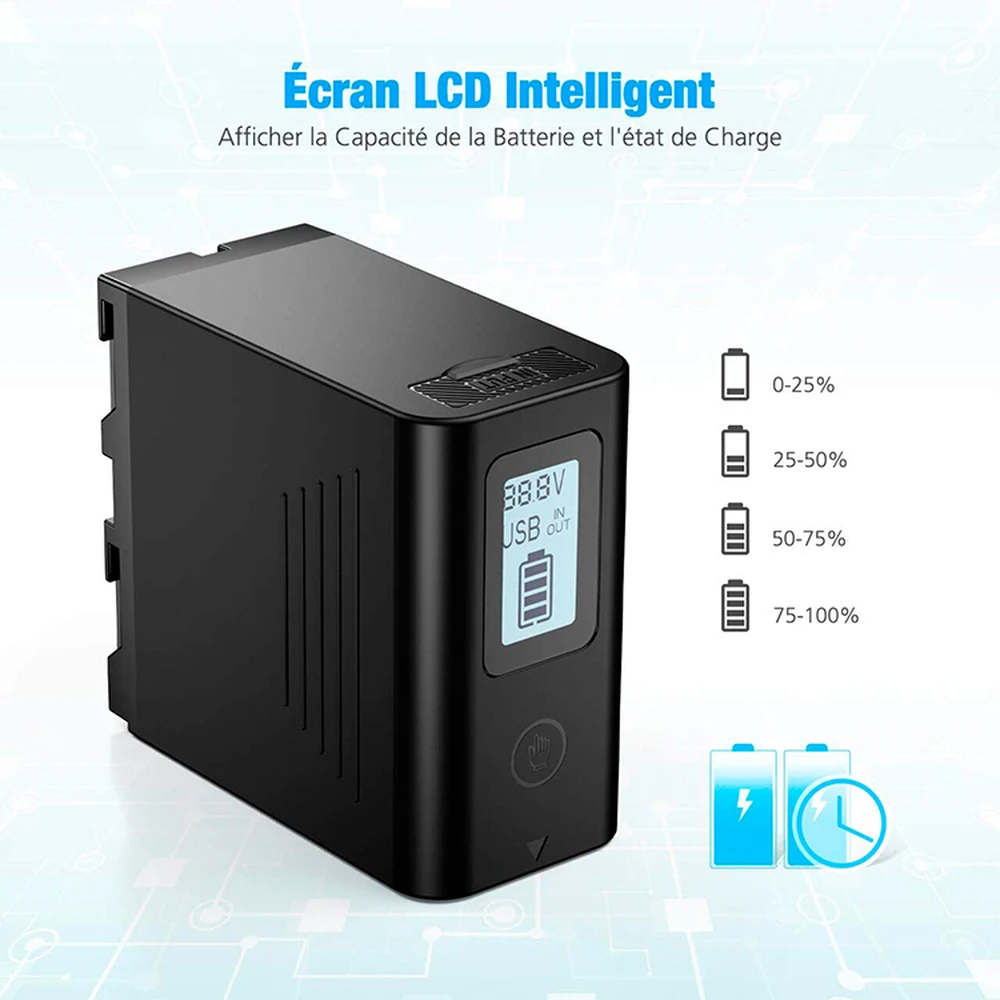 Аккумулятор Powerextra NP-F980 57.72 Втч PA-SNF980